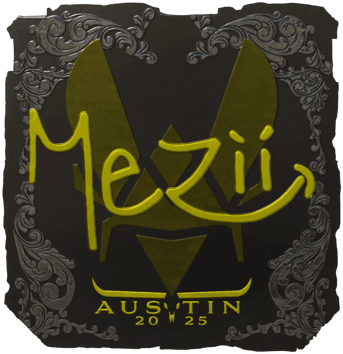 Sticker | mezii (Foil) | Austin 2025