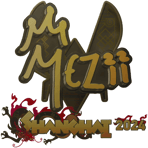 Sticker | mezii (Gold) | Shanghai 2024