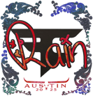 Sticker | rain (Holo) | Austin 2025 image