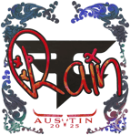 Sticker | rain (Holo) | Austin 2025