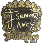 Sticker | Summer (Gold) | Budapest 2025 image