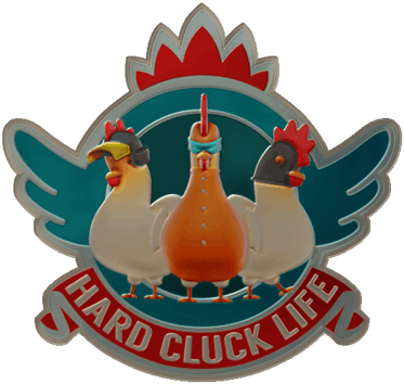 Sticker | Hard Cluck Life (Foil)