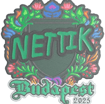 ステッカー | nettik (刺繍) | Budapest 2025