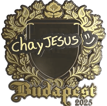 Naklejka | chayJESUS (złota) | Budapeszt 2025