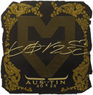 Sticker | torzsi (Gold) | Austin 2025 image