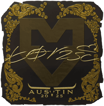 Sticker | torzsi (ゴールド) | Austin 2025