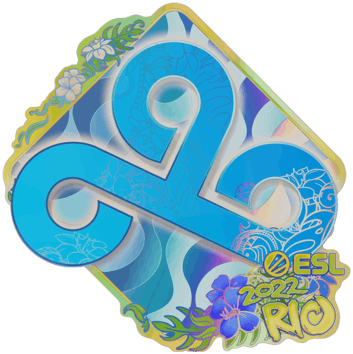 스티커 | Cloud9(홀로그램) | 리우데자네이루 2022