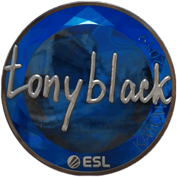 Sticker | tonyblack (Parlak) | Katowice 2019