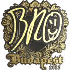 Sticker | br0 (Gold) | Budapest 2025 image