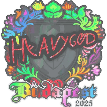 ステッカー | Heavygod (ホログラム) | Budapest 2025