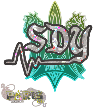 Sticker | sdy (Glitter) | Parigi 2023