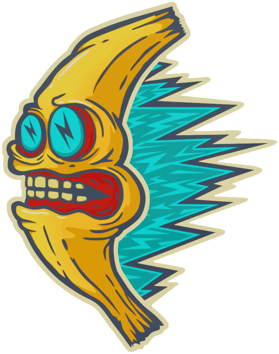 Sticker | 바나나 질주