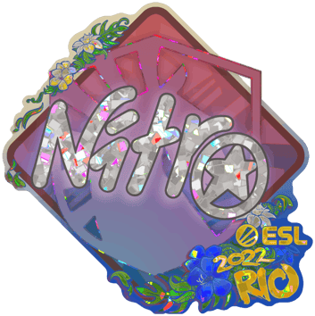Sticker | nitr0 (Glitter) | Rio 2022