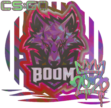 Sticker | Boom (holográfica) | CRM 2020