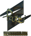 Sticker | Patti (Gold) | Copenhagen 2024