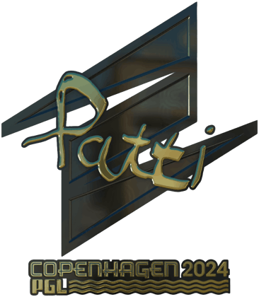Sticker | Patti (złota) | Kopenhaga 2024