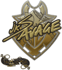 Sticker | jks (Gold) | Paris 2023 image