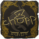 Sticker | chopper (Gold) | Austin 2025 image