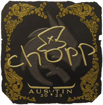 Sticker | chopper (Vàng) | Austin 2025