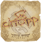 Sticker | chopper | Austin 2025