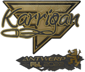 Sticker | karrigan (Gold) | Antwerp 2022