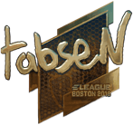Sticker | tabseN (Gold) | Boston 2018 Sticker | tabseN (Gold) | Boston 2018 image