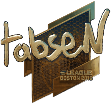 Sticker | tabseN (Gold) | Boston 2018
