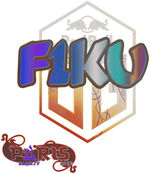 Sticker | F1KU (holograficzna) | Paryż 2023