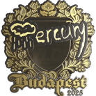 Sticker | Mercury (Gold) | Budapest 2025 Sticker | Mercury (Gold) | Budapest 2025 image