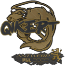 Sticker | qikert (Gold) | Antwerp 2022 image