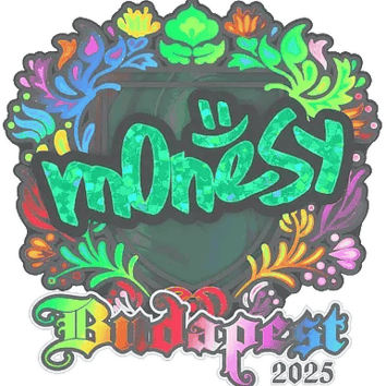 Naklejka | m0NESY (holograficzna) | Budapeszt 2025