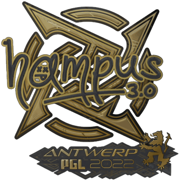 Sticker | hampus (Gold) | Antwerp 2022