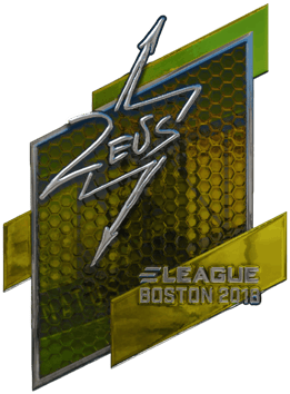 Sticker | Zeus (Foil) | Boston 2018