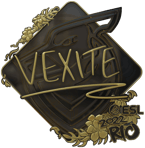 Sticker | vexite (Gold) | Rio 2022