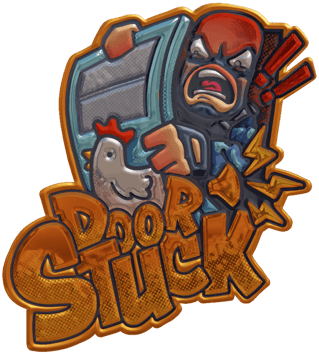Sticker | Door Stuck (ฟอยล์)