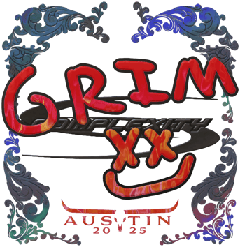 Sticker | Grim (holograficzna) | Austin 2025