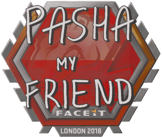 Sticker | pashaBiceps | London 2018 image