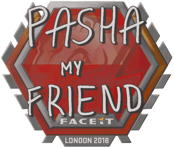 Sticker | pashaBiceps | London 2018