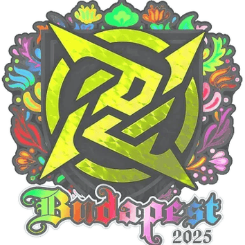 Çıkartma | Ninjas in Pyjamas (Holo) | Budapeşte 2025