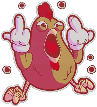 Sticker | Get Clucked