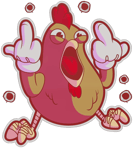 Sticker | Get Clucked