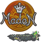 Sticker | maden (Glitter) | Antwerp 2022