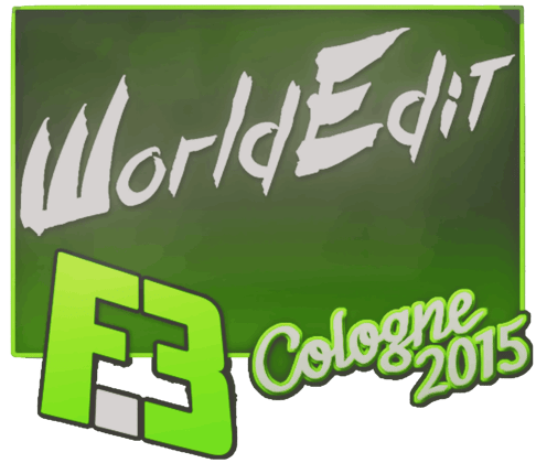 Sticker | WorldEdit | Cologne 2015