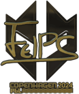 Sticker | felps (Gold) | Copenhagen 2024 image