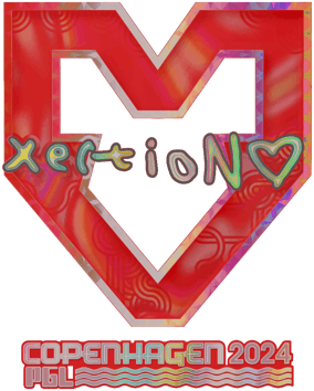 Sticker | xertioN (Ảnh toàn ký) | Copenhagen 2024