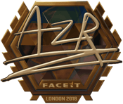 Sticker | AZR (Gold) | London 2018
