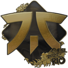 Sticker | Fnatic (Gold) | Rio 2022 Sticker | Fnatic (Gold) | Rio 2022 image