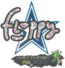 Sticker | floppy (Glitter) | Antwerp 2022 image