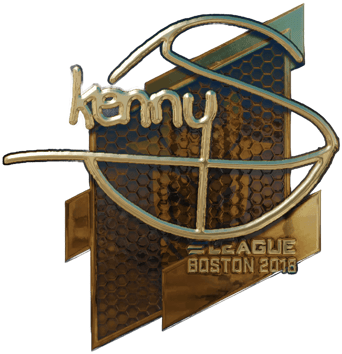 Sticker | kennyS (Gold) | Boston 2018