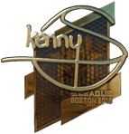 Sticker | kennyS (Gold) | Boston 2018